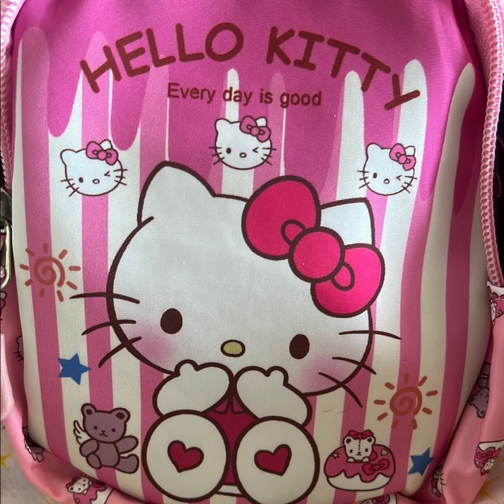Hello Kitty Pink Kids Backpack - Picture 2 of 6